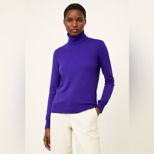 Zara Vibrant Purple Turtleneck Sweater.     Size-Medium